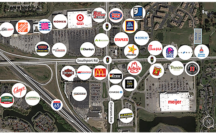 Pictures of Land property located at 5350 E Southport Rd, Indianapolis, IN 46237 for lease - image #1