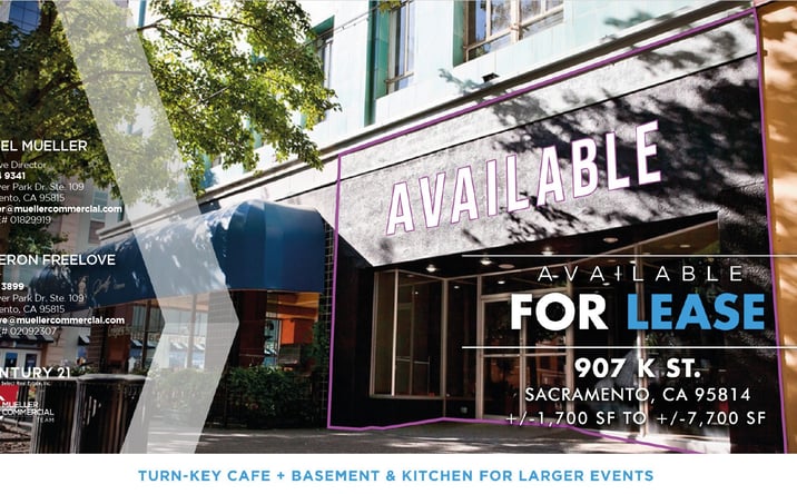 Pictures of Retail, Restaurant property located at 905 K St, Sacramento, CA 95814 for lease - image #1