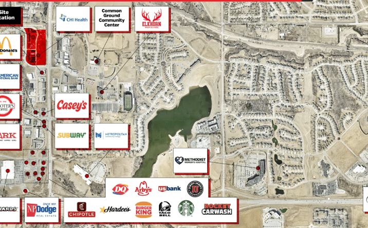 Pictures of Retail, Office, Restaurant property located at 1717 N 205th St, Omaha, NE 68022 for lease - image #1