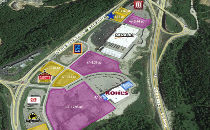Pictures of Retail, Land property located at Osage Beach Pkwy, Osage Beach, MO 65065 for lease - image #1
