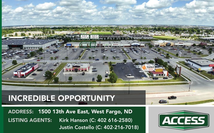 Pictures of Retail property located at 1500 13th Ave E, West Fargo, ND 58078 for lease - image #1
