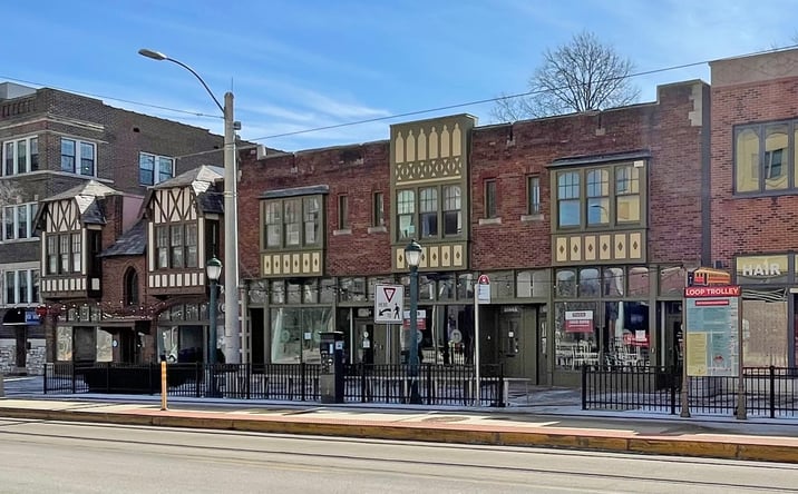 Pictures of Retail property located at 6140 and 6142 - 6146 Delmar Boulevard, St. Louis, MO 63112 for lease - image #1