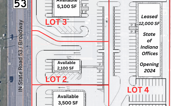 Pictures of Retail, Office, Restaurant property located at 7955 Broadway, Merrillville, IN 46410 for lease - image #1