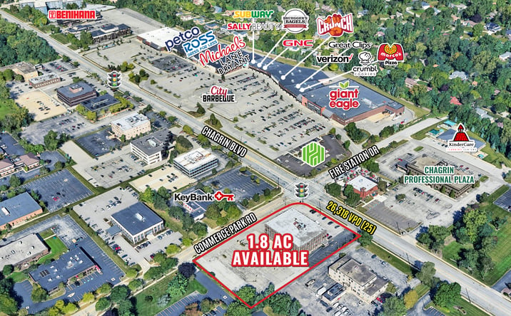 Pictures of Land property located at 24700 US-422, Beachwood, OH 44122 for lease - image #1