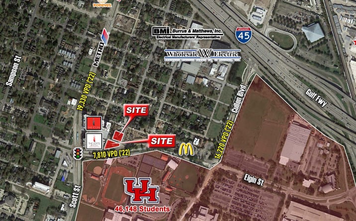 Pictures of Retail, Land property located at NEQ of Elgin St & Scott St, Houston, TX 77004 for lease - image #1