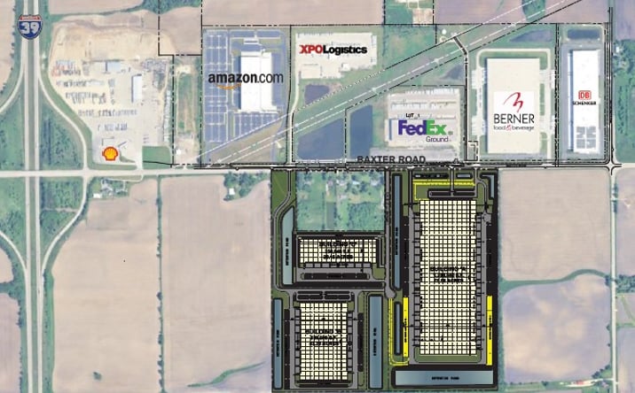 Pictures of Industrial, Land property located at Rock 39 Industrial Park, Rockford, IL 61016 for lease - image #1