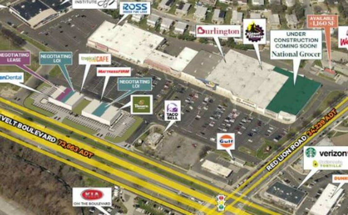 Pictures of Retail property located at 9950 Roosevelt Blvd, Philadelphia, PA 19115 for lease - image #1