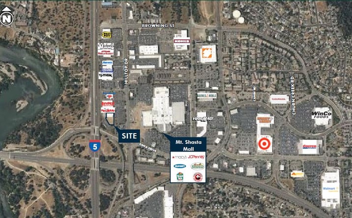 Pictures of Retail property located at 1340 Hilltop Dr, Redding, CA 96003 for lease - image #1