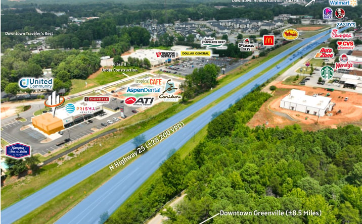 Pictures of Retail property located at 571 Roe Center Ct, Travelers Rest, SC 29690 for lease - image #1