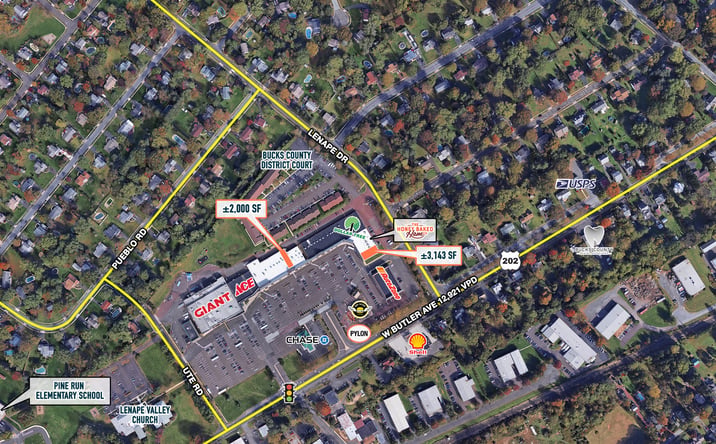Pictures of Retail, Office property located at 436 Town Center, New Britain, PA 18901 for lease - image #1