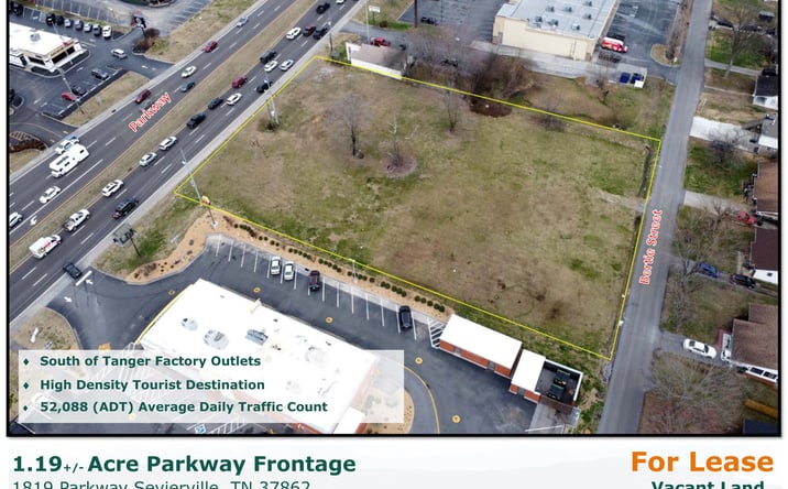Pictures of Land property located at 1819 Parkway, Sevierville, TN 37862 for lease - image #1