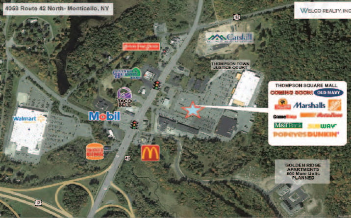 Pictures of Retail property located at 4058 NY-42, Monticello, NY 12701 for lease - image #1