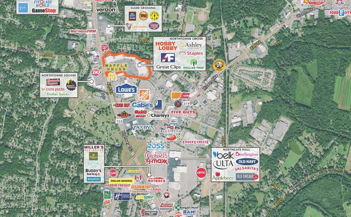Pictures of Retail property located at 5450 Highway 153, Chattanooga, TN 37343 for lease - image #1