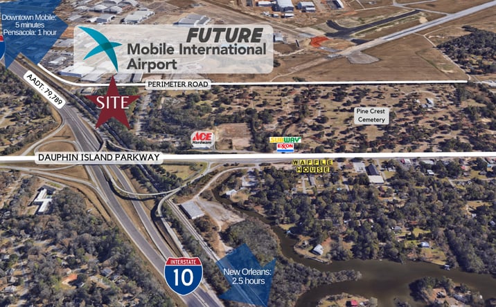Pictures of Land property located at 2300 Perimeter Rd, Mobile, AL 36615 for lease - image #1