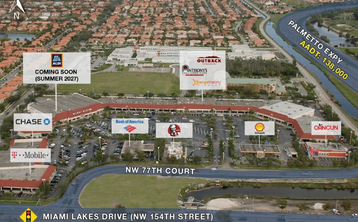 Pictures of Retail property located at 15410 NW 77th Ct, Miami Lakes, FL 33016 for lease - image #1