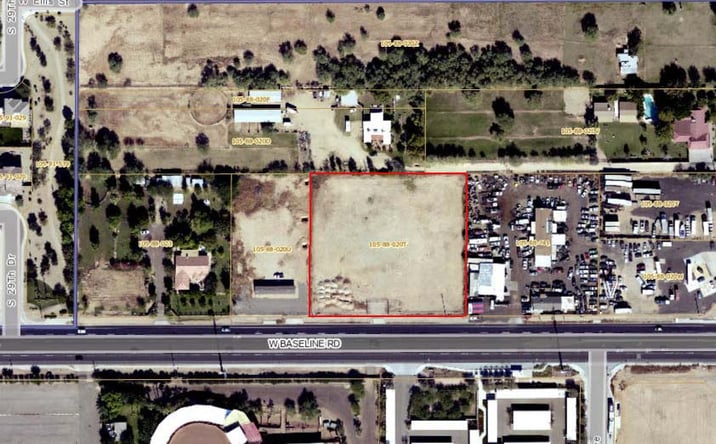 Pictures of Land property located at NW 27th Ave & W Baseline Rd, Phoenix, AZ 85041 for lease - image #1