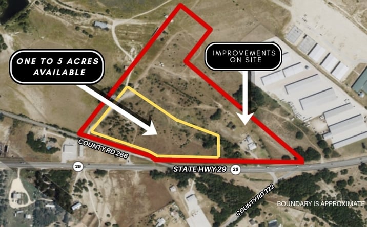 Pictures of Office, Industrial, Land property located at 19950 Texas 29, Liberty Hill, TX 78642 for lease - image #1