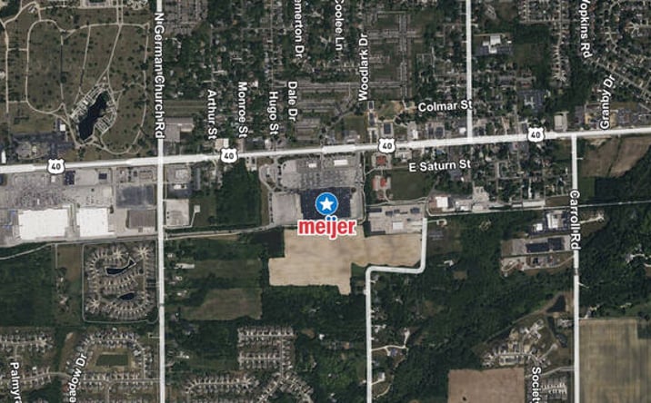 Pictures of Retail property located at 11351 E Washington St, Indianapolis, IN 46229 for lease - image #1