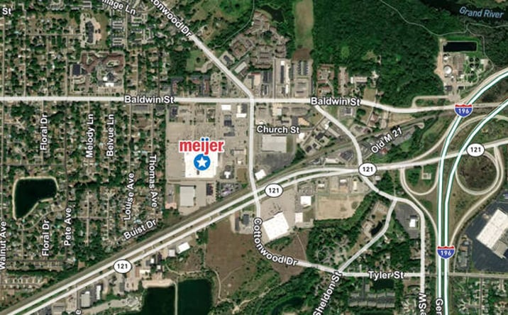 Pictures of Retail property located at 550 Baldwin St, Jenison, MI 49428 for lease - image #1