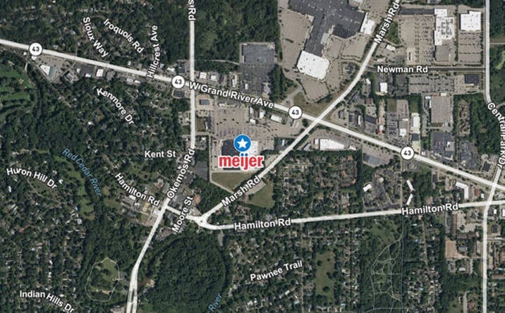 Pictures of Retail, Restaurant property located at 2055 W Grand River Ave, Okemos, MI 48864 for lease - image #1