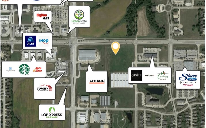 Pictures of Retail, Industrial property located at 1250 Hickman Rd, Waukee, IA 50314 for lease - image #1