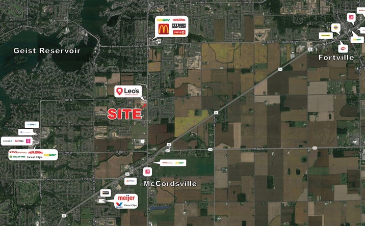 Pictures of Land, Retail property located at 8956 N 600 W, McCordsville, IN 46055 for lease - image #1