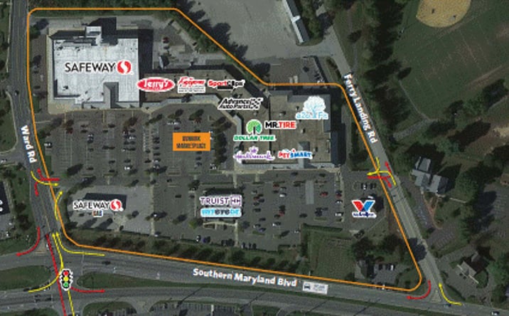 Pictures of Retail property located at 10366 Southern Maryland Blvd, Dunkirk, MD 20754 for lease - image #1
