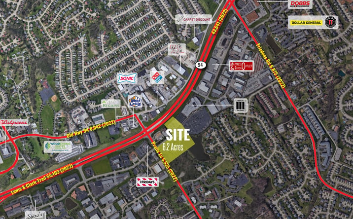 Pictures of Land property located at 1830 S 1st Capitol Dr, St Charles, MO 63303 for lease - image #1