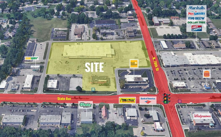 Pictures of Retail property located at 7836 State Ave, Kansas City, KS 66101 for lease - image #1