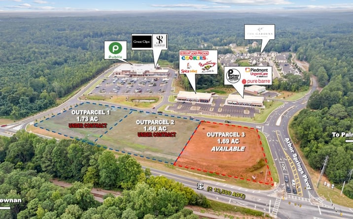 Pictures of Retail property located at Arbor Springs Pkwy, Newnan, GA 30265 for lease - image #1