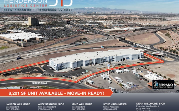 Pictures of Industrial property located at 515 N Gibson Rd, Henderson, NV 89011 for lease - image #1