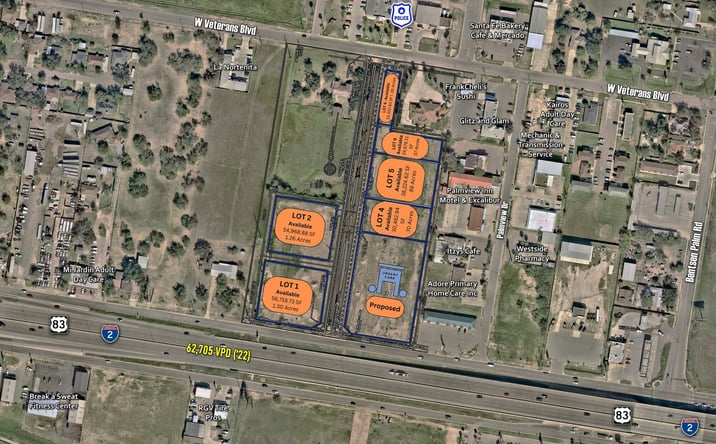 Pictures of Land property located at 401 W Palma Vista Dr, Palmview, TX 78572 for lease - image #1