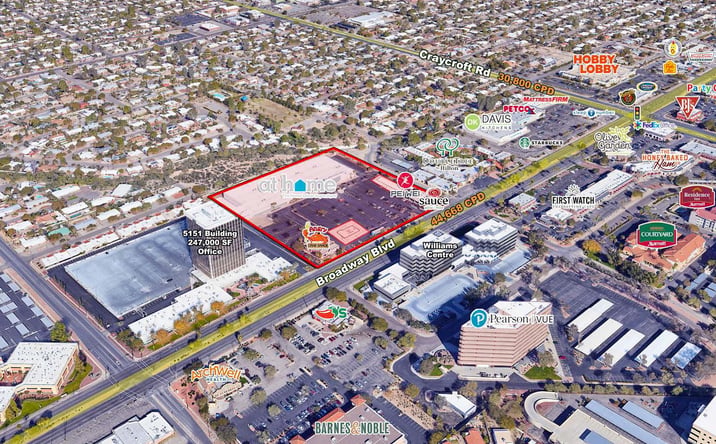 Pictures of Retail, Land property located at WNWC Broadway Blvd & Craycroft Rd, Tucson, AZ 85711 for lease - image #1