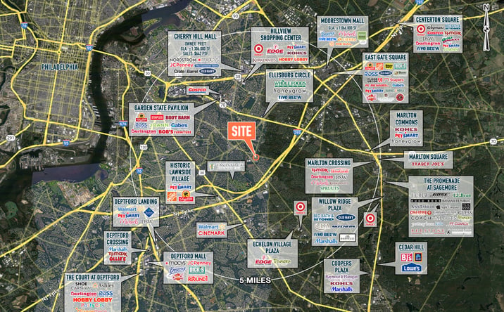 Pictures of Retail, Land property located at 300 Kresson Road, Cherry Hill, NJ 08034 for lease - image #1