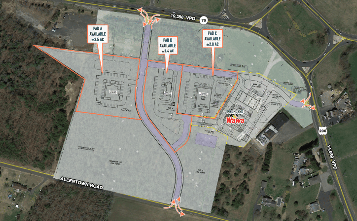 Pictures of Retail, Land property located at 1751-1753 Route 206, Southampton, NJ 08088 for lease - image #1