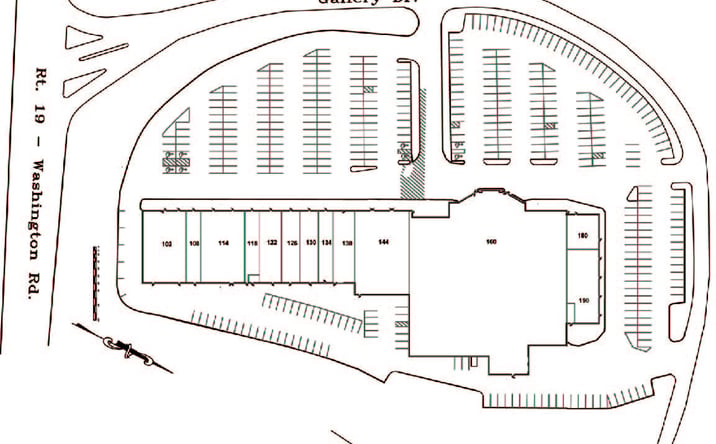 Pictures of Retail property located at 102-190 Gallery Dr, Canonsburg, PA 15317 for lease - image #1