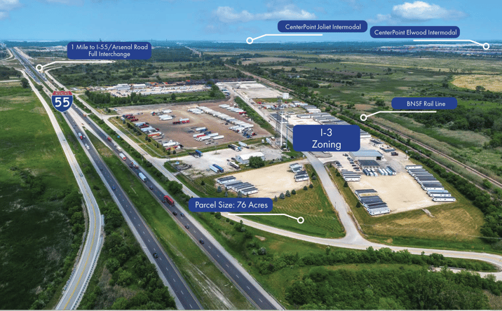 Pictures of Land property located at 22771 S Frontage Rd W, Channahon, IL 60410 for lease - image #1