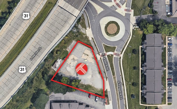 Pictures of Land property located at 1032 N Rangeline Rd, Carmel, IN 46032 for lease - image #1