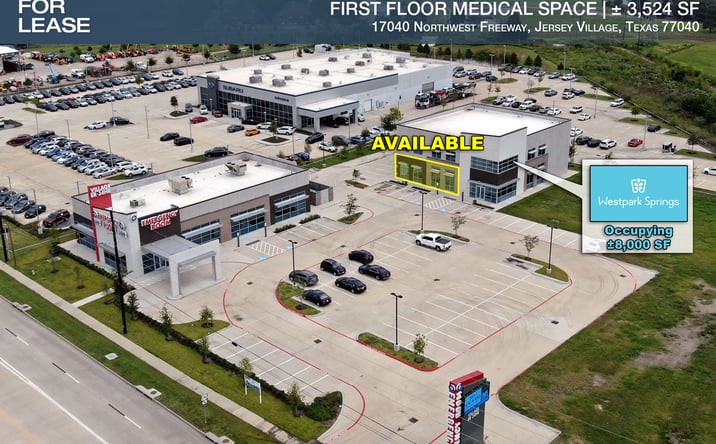 Pictures of Office, Retail property located at 17040 Northwest Fwy, Jersey Village, TX 77040 for lease - image #1