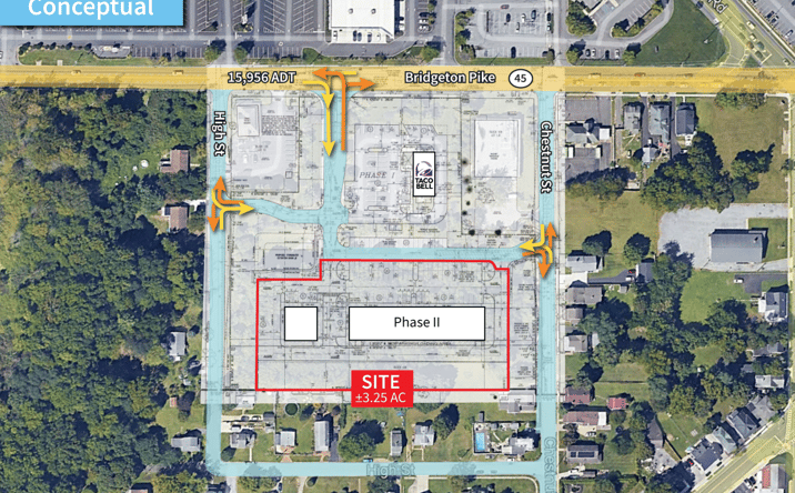 Pictures of Land, Retail, Office property located at 235 Bridgeton Pike, Mantua Township, NJ 08051 for lease - image #1
