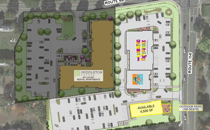 Pictures of Retail, Land property located at Route 114 / 49 S Main Street, Middleton, MA 01949 for lease - image #1