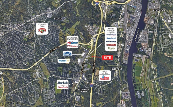 Pictures of Retail property located at 250 Rte 9W, Glenmont, NY 12077 for lease - image #1