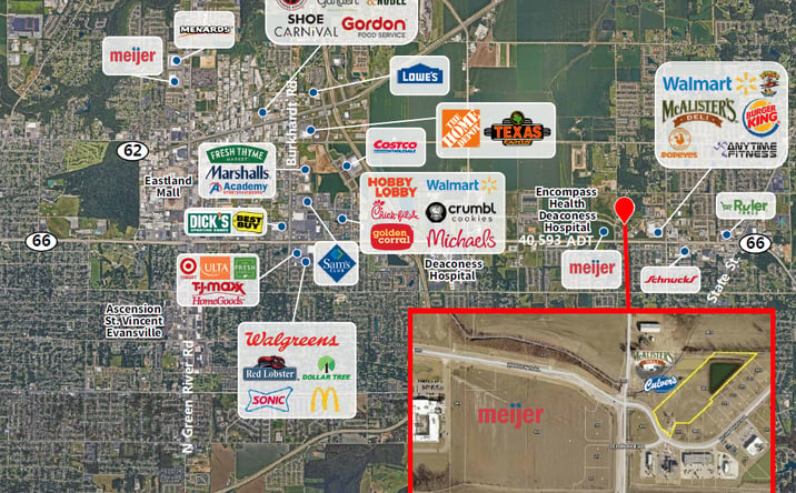 Pictures of Land property located at 8950 High Pointe Dr, Newburgh, IN 47630 for lease - image #1