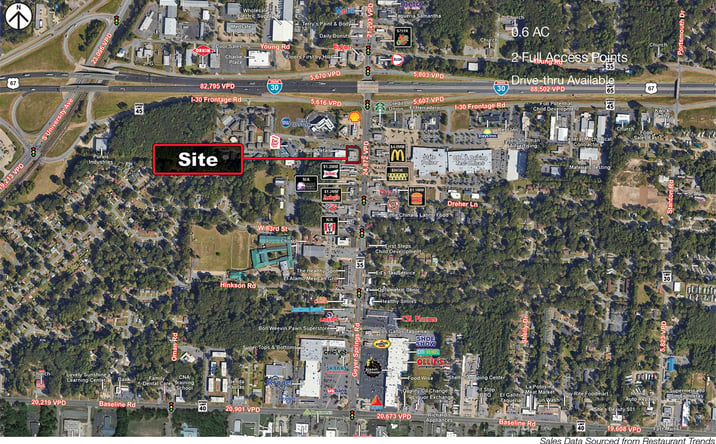 Pictures of Retail property located at NE Corner of Mitchell Dr & Geyer Springs Rd, Little Rock, AR 72209 for lease - image #1