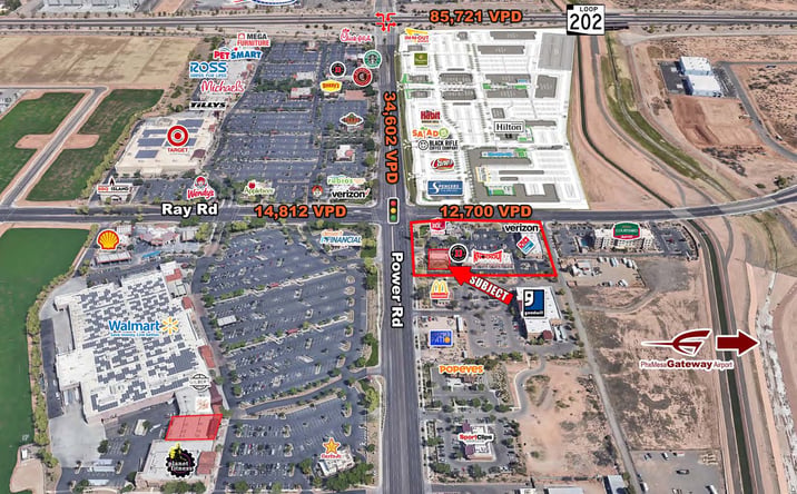 Pictures of Retail property located at SEC of Ray Road and Power Road, Mesa, AZ 85212 for lease - image #1