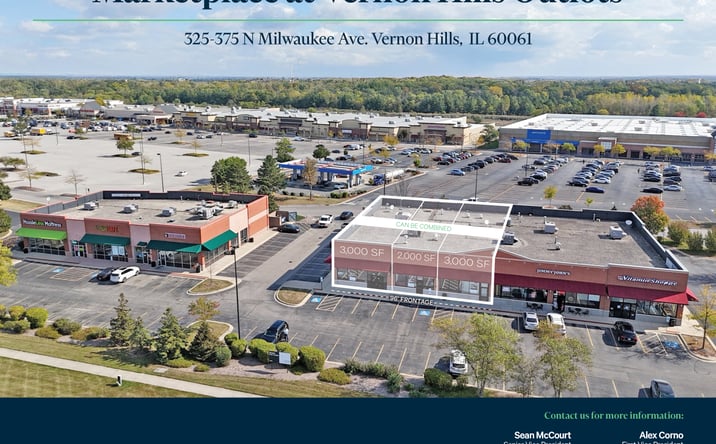 Pictures of Retail property located at 325 N Milwaukee Ave, Vernon Hills, IL 60061 for lease - image #1