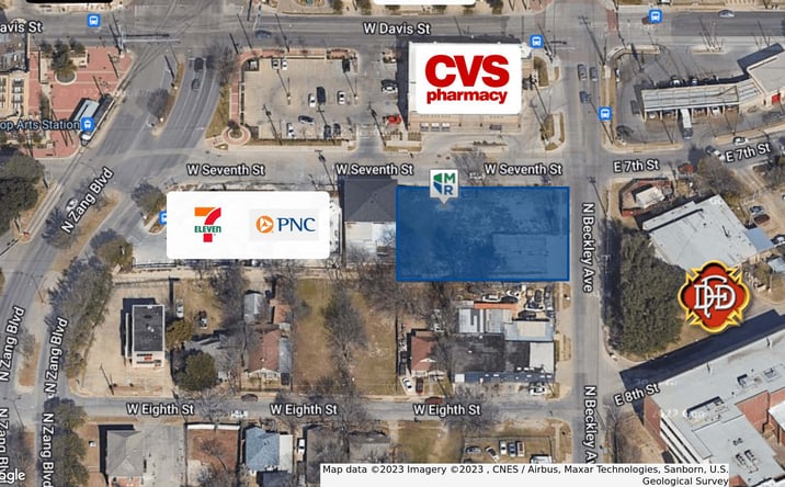 Pictures of Retail, Land property located at 423 N Beckley Ave, Dallas, TX 75203 for lease - image #1
