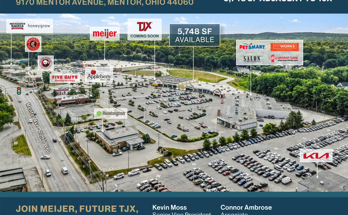 Pictures of Retail property located at 9170 Mentor Ave, Mentor, OH 44060 for lease - image #1