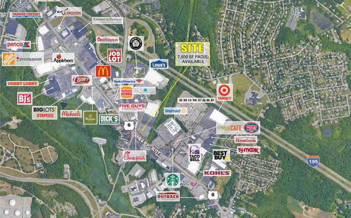 Pictures of Retail, Land property located at 1110 Fall River Ave, Seekonk, MA 02771 for lease - image #1