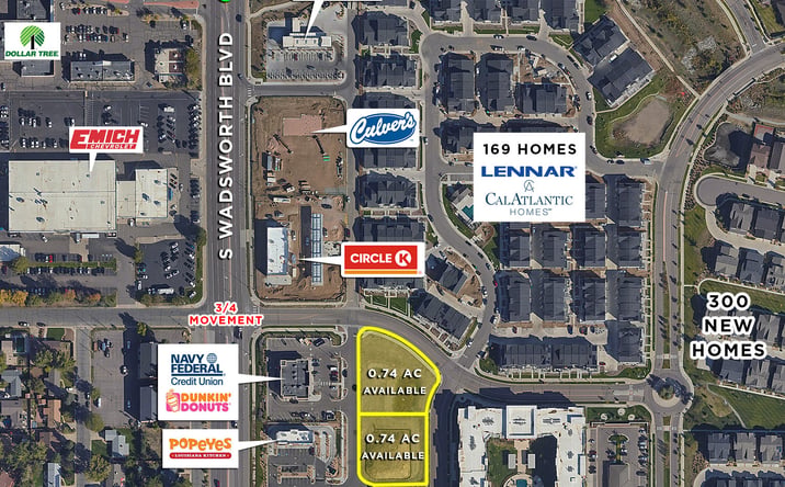 Pictures of Retail, Land property located at SEC Evans Ave & Wadsworth Blvd, Lakewood, CO 80232 for lease - image #1
